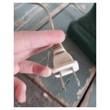 Teal Ceramic Table Lamp with Fabric Shade Teal Ceramic Table Lamp with Fabric Shade