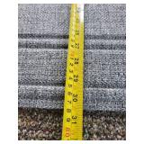 Gray Woven Door Mat - Textured Entryway Rug With Double Border Gray Woven Door Mat - Textured Entryway Rug With Double Border