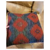 Beige Recliner Chair with Pillow & Throw Blanket Beige Recliner Chair with Pillow & Throw Blanket