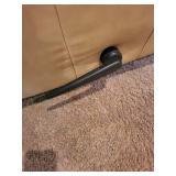 Beige Recliner Chair with Pillow & Throw Blanket Beige Recliner Chair with Pillow & Throw Blanket