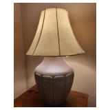 Ceramic Vase Table Lamps - Brown Speckled Base (Lot of 2) Ceramic Vase Table Lamps - Brown Speckled Base (Lot of 2)