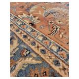 Persian-Style Area Rug 9' x 6' with Fringed Border - Floral Motifs Persian-Style Area Rug 9' x 6' with Fringed Border - Floral Motifs