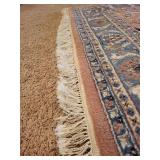 Persian-Style Area Rug 9' x 6' with Fringed Border - Floral Motifs Persian-Style Area Rug 9' x 6' with Fringed Border - Floral Motifs