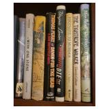 Miss Read Vintage Books Collection - Mixed Titles on Wood Bookcase Miss Read Vintage Books Collection - Mixed Titles on Wood Bookcase