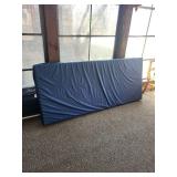 Comfortex Mat OK714MN Folding Foam Pad Blue Exterior Burgundy Interior Comfortex Mat OK714MN Folding Foam Pad Blue Exterior Burgundy Interior