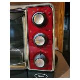 Oster Countertop Toaster Oven - Red with 3 Knobs, Tray & Rack Oster Countertop Toaster Oven - Red with 3 Knobs, Tray & Rack