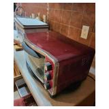 Oster Countertop Toaster Oven - Red with 3 Knobs, Tray & Rack Oster Countertop Toaster Oven - Red with 3 Knobs, Tray & Rack