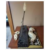 Lou R. Smith III Night Buffalo Sculpture - Sleeping Native Figure Lou R. Smith III Night Buffalo Sculpture - Sleeping Native Figure