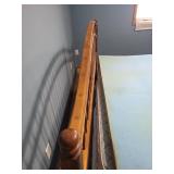 Wooden Bed Headboard - 80W x 47H, Curved Slat Design Wooden Bed Headboard - 80W x 47H, Curved Slat Design