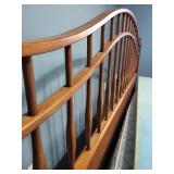 Wooden Bed Headboard - 80W x 47H, Curved Slat Design Wooden Bed Headboard - 80W x 47H, Curved Slat Design