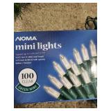 NOMA Mini Lights 100-Count Clear - Green Wire - 23.91 ft Indoor/Outdoor - Garland Bundle Included NOMA Mini Lights 100-Count Clear - Green Wire - 23.91 ft Indoor/Outdoor - Garland Bundle Included
