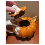 Decorative Pumpkin Ceramic Set - Autumn/Halloween Table Decor Decorative Pumpkin Ceramic Set - Autumn/Halloween Table Decor