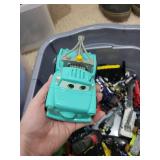 Assorted Die-Cast Cars & Trucks - Dozens of Small Vehicles in a Tub Assorted Die-Cast Cars & Trucks - Dozens of Small Vehicles in a Tub