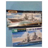 U.S.S. Indianapolis 1:700 Ship Model Kit Lot - Matchbox Heavy Cruiser & CA-35 Waterline U.S.S. Indianapolis 1:700 Ship Model Kit Lot - Matchbox Heavy Cruiser & CA-35 Waterline