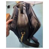 Coach Black Leather Satchel Bag N°D7S-0537 - Brass Buckle Coach Black Leather Satchel Bag N°D7S-0537 - Brass Buckle