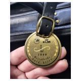 Coach Black Leather Satchel Bag N°D7S-0537 - Brass Buckle Coach Black Leather Satchel Bag N°D7S-0537 - Brass Buckle