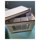 Portable Wardrobe Organizer with Windowed Cover and Interior Dividers Portable Wardrobe Organizer with Windowed Cover and Interior Dividers