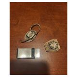 Sterling City Skyline Pin - Bennett Pendant - Engraved Money Clip Sterling City Skyline Pin - Bennett Pendant - Engraved Money Clip