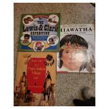 Faux-Fur buffalo hat and bean plush- Medium (Made in USA) & 3 Vintage Books Faux-Fur buffalo hat and bean plush- Medium (Made in USA) & 3 Vintage Books