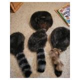 Faux-Fur buffalo hat and bean plush- Medium (Made in USA) & 3 Vintage Books Faux-Fur buffalo hat and bean plush- Medium (Made in USA) & 3 Vintage Books