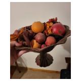 Floral Centerpiece in Glass Vase with American Flags - Mixed Wildflowers Floral Centerpiece in Glass Vase with American Flags - Mixed Wildflowers