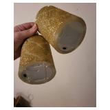 Floral Centerpiece in Glass Vase with American Flags - Mixed Wildflowers Floral Centerpiece in Glass Vase with American Flags - Mixed Wildflowers