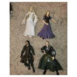 Assorted vintage Plastic Action Figures & Horses - Cowboys, Knights, Archers & LOTR Figurines Assorted vintage Plastic Action Figures & Horses - Cowboys, Knights, Archers & LOTR Figurines