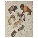 Assorted vintage Plastic Action Figures & Horses - Cowboys, Knights, Archers & LOTR Figurines Assorted vintage Plastic Action Figures & Horses - Cowboys, Knights, Archers & LOTR Figurines