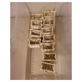 White Ceramic Cherub Angel Hanging Ornaments - 12-Piece Set, Made in China White Ceramic Cherub Angel Hanging Ornaments - 12-Piece Set, Made in China