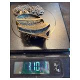 Antique silver tabzimt pendant with filigree and enamel detail - coral teardrops Antique silver tabzimt pendant with filigree and enamel detail - coral teardrops