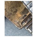 Sterling Inlay Watch Bracelet - Vintage Turquoise/Coral Band Sterling Inlay Watch Bracelet - Vintage Turquoise/Coral Band