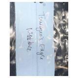 Sterling turquoise hinged eagle necklace - Flying Eagle, 4" Wide