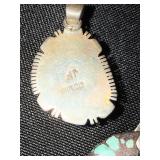 LT Sterling Vintage Turquoise Pendants (Lot of 3)