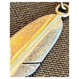 Sterling Feather Necklace