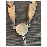 Sterling Feather Necklace