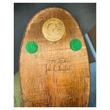 Ducks Unlimited Hand-Carved Wooden Mallard Decoy - 22 in Long, Signed Base Ducks Unlimited Hand-Carved Wooden Mallard Decoy - 22 in Long, Signed Base