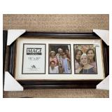 Set of 4 Picture Frames - Sunflower Collage, 3-Opening Family Frame, Oval Bird Accent Set of 4 Picture Frames - Sunflower Collage, 3-Opening Family Frame, Oval Bird Accent