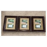 Wood Wall Frame Set of 3 - 5x7 Photo Collage Frames Wood Wall Frame Set of 3 - 5x7 Photo Collage Frames