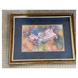 Arts Uniq Rockets Red Glare With Verse - Framed Wall Art Arts Uniq Rockets Red Glare With Verse - Framed Wall Art