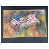 Arts Uniq Rockets Red Glare With Verse - Framed Wall Art Arts Uniq Rockets Red Glare With Verse - Framed Wall Art