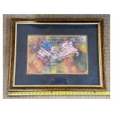 Arts Uniq Rockets Red Glare With Verse - Framed Wall Art Arts Uniq Rockets Red Glare With Verse - Framed Wall Art