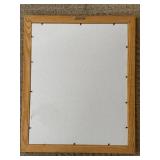 Koehler Abstract Print - Framed Red Geometric Figures with Green Apples Koehler Abstract Print - Framed Red Geometric Figures with Green Apples