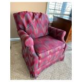 Ethan Allen Traditional Classics Ikat Armchair - Upholstered Accent Chair Ethan Allen Traditional Classics Ikat Armchair - Upholstered Accent Chair