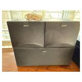 Sony SS-SR290 SS-CN290 Speaker System 3-Piece Sony SS-SR290 SS-CN290 Speaker System 3-Piece