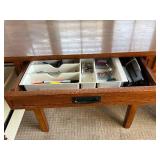 Oak Office Desk with 9 Drawers, 60in Wide, Traditional Wood Desk Oak Office Desk with 9 Drawers, 60in Wide, Traditional Wood Desk