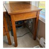 Oak End Table Oak End Table