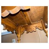 Antique Octagonal Dining Table with Turned Legs - 30 in Diameter Antique Octagonal Dining Table with Turned Legs - 30 in Diameter