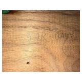 Pewter-Tone Rabbit & Adventurer Diorama on Wood Base Pewter-Tone Rabbit & Adventurer Diorama on Wood Base