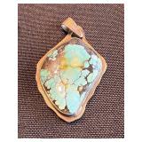 Turquoise Sterling Silver Pendants (Lot of 2)