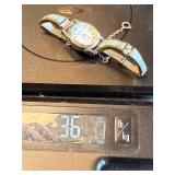 SelectTime Vintage Sterling Silver Turquoise Inlay Watch - Quartz